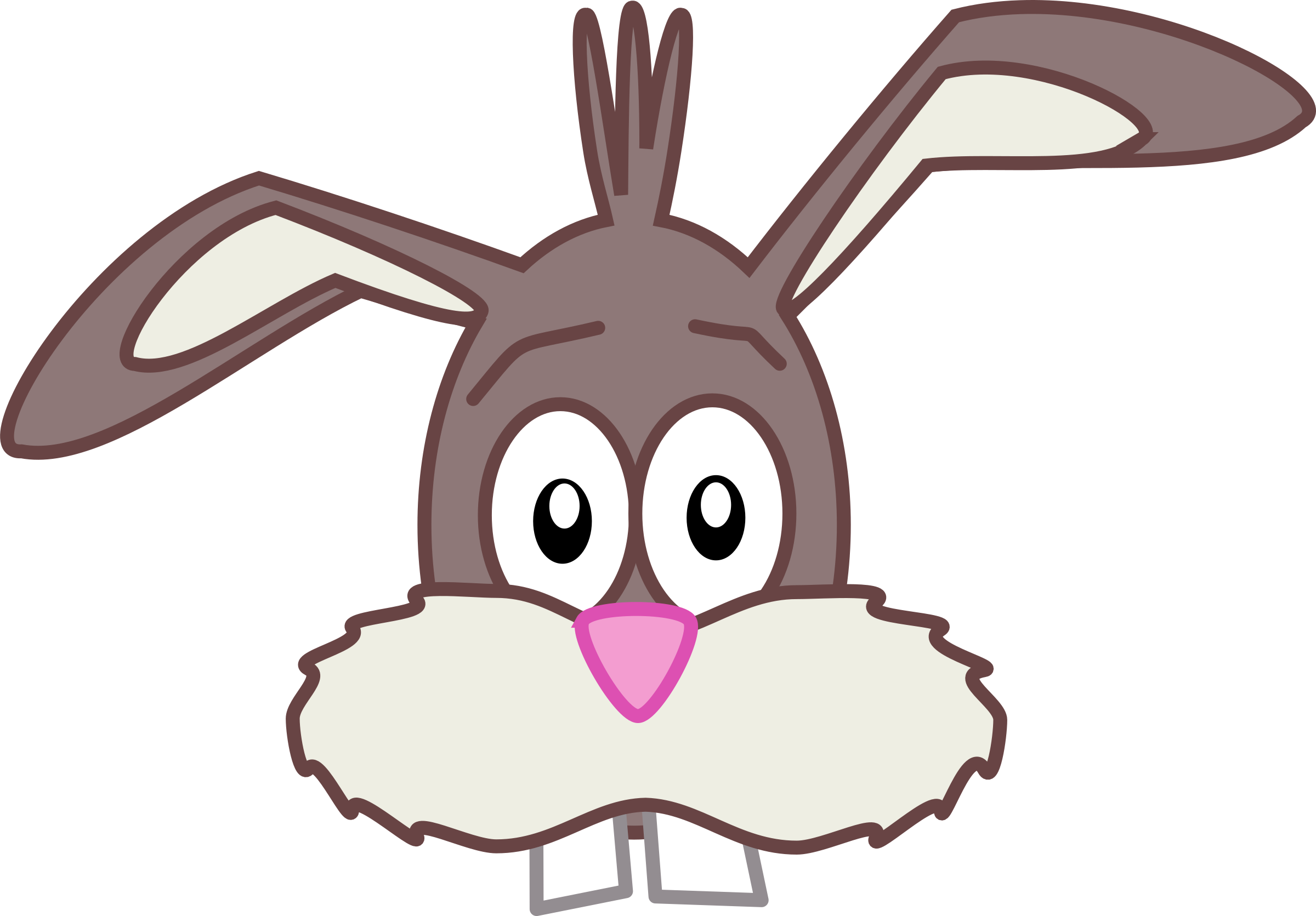 Clipart rabbit angry.  collection of head