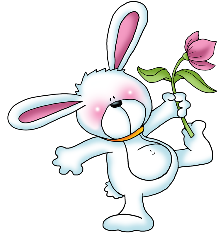 clipart bunny painted