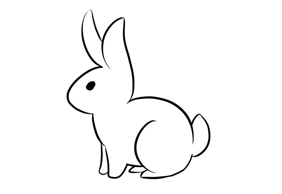 clipart bunny simple