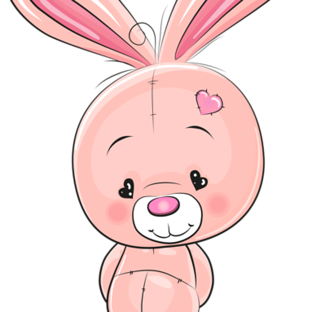 Clipart bunny winter. Cute hatenylo com pink