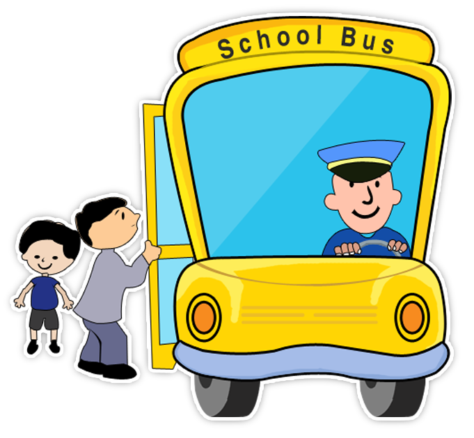 clipart door school bus