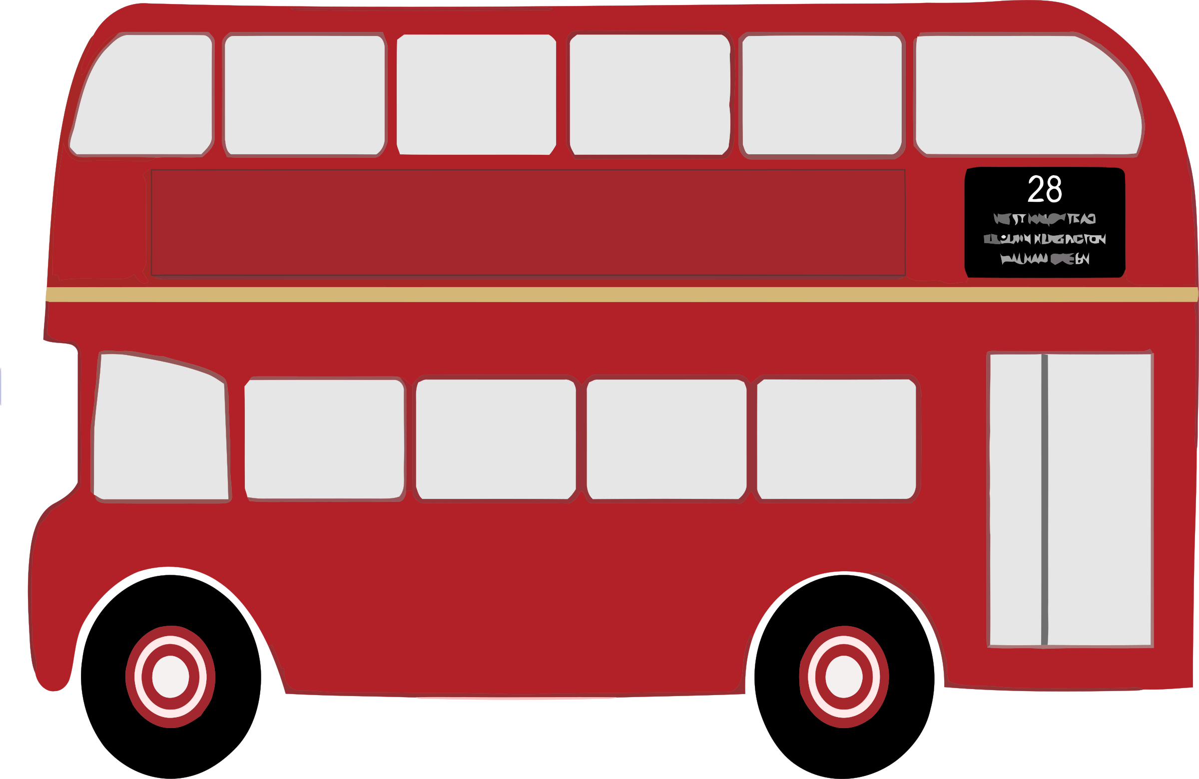 London clipart double decker bus, London double decker bus Transparent