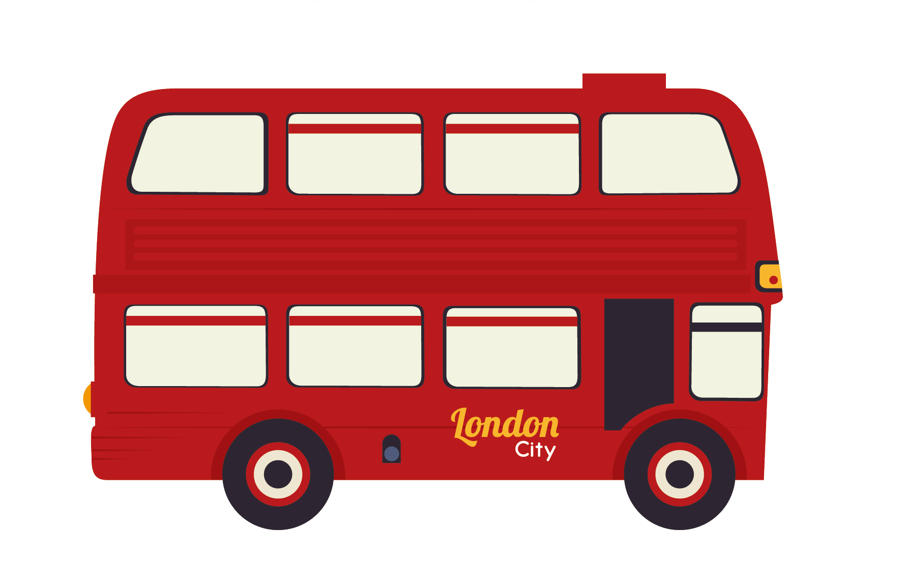 clipart bus bus london