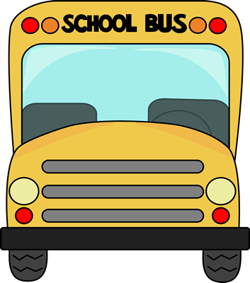 clipart bus bus route