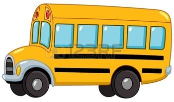 clipart bus cartoon