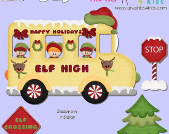 Free cliparts download clip. Clipart bus christmas
