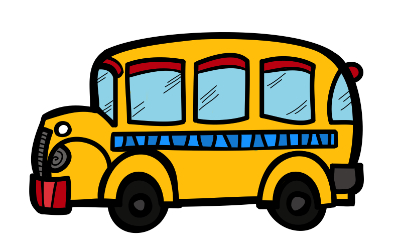 clipart bus daycare