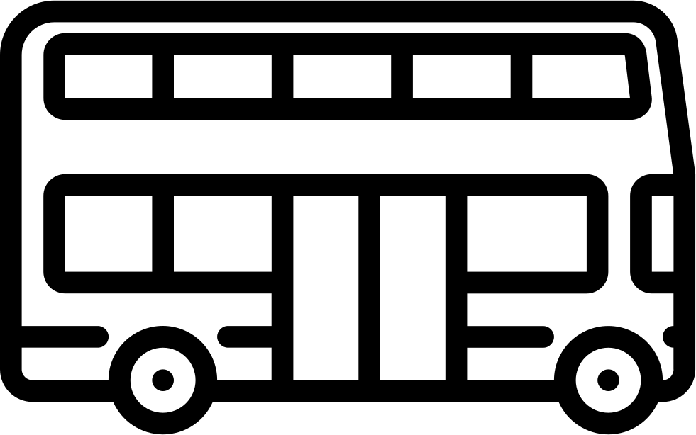 clipart bus double decker bus