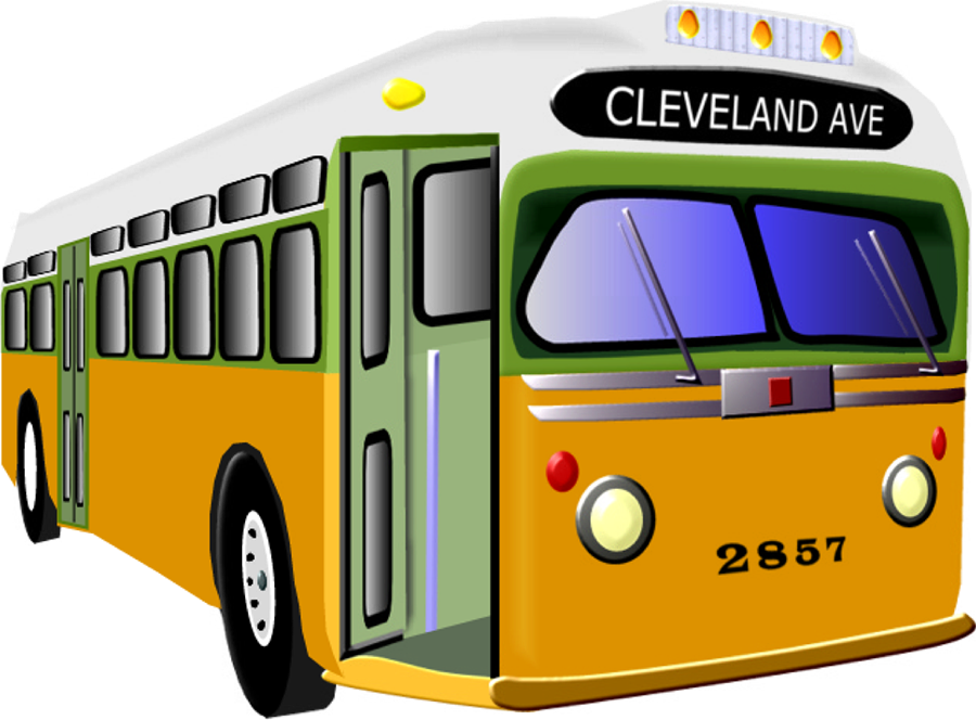 clipart bus easy