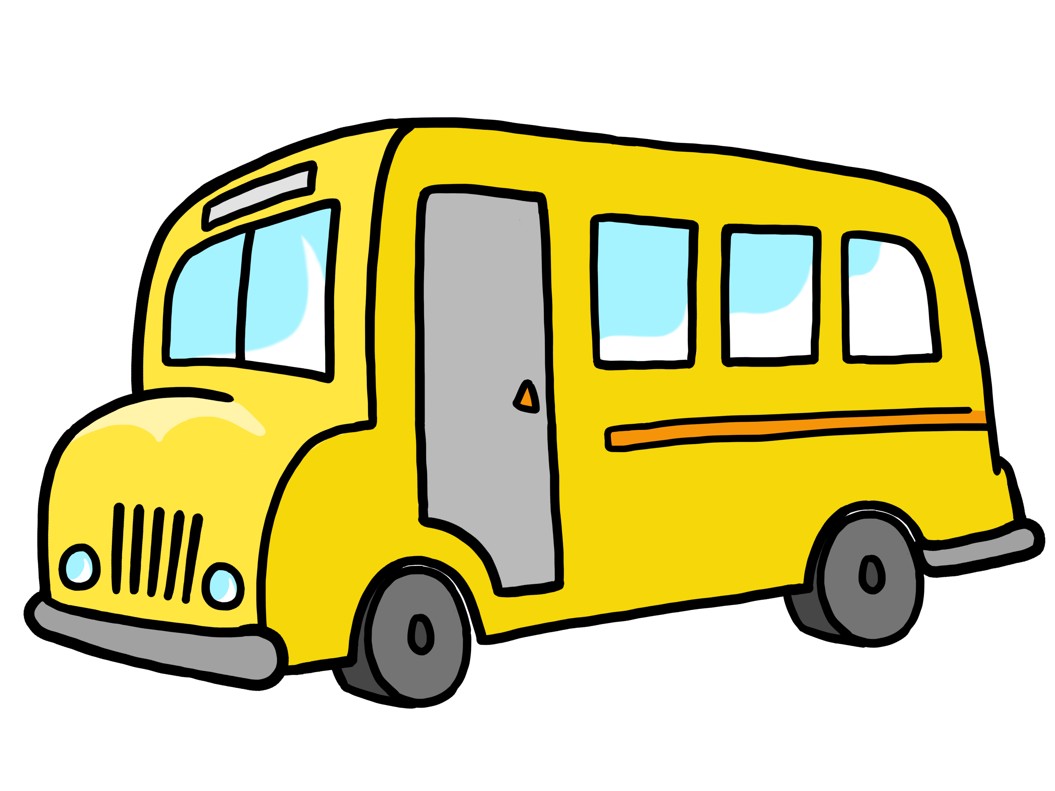 clipart bus educational trip