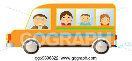 clipart bus family