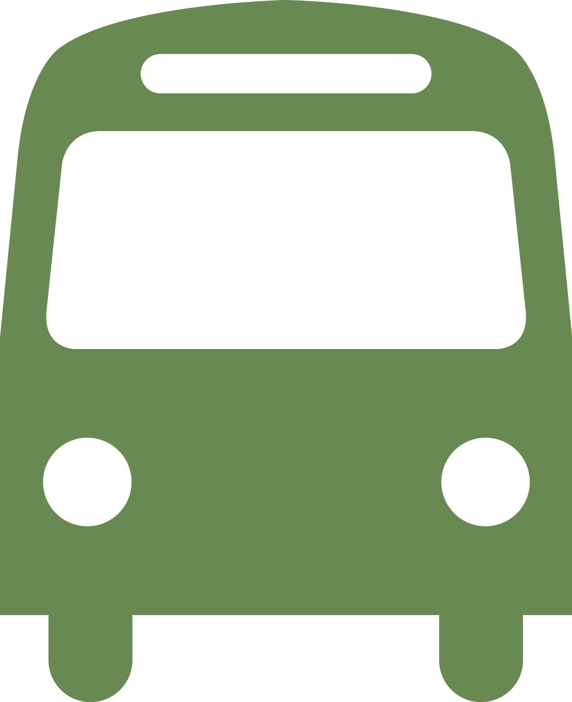 clipart bus green