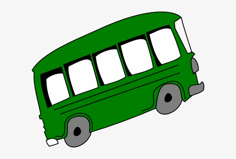 Clipart bus green. Graphic freeuse stock clip