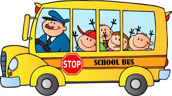 clipart bus kindergarten