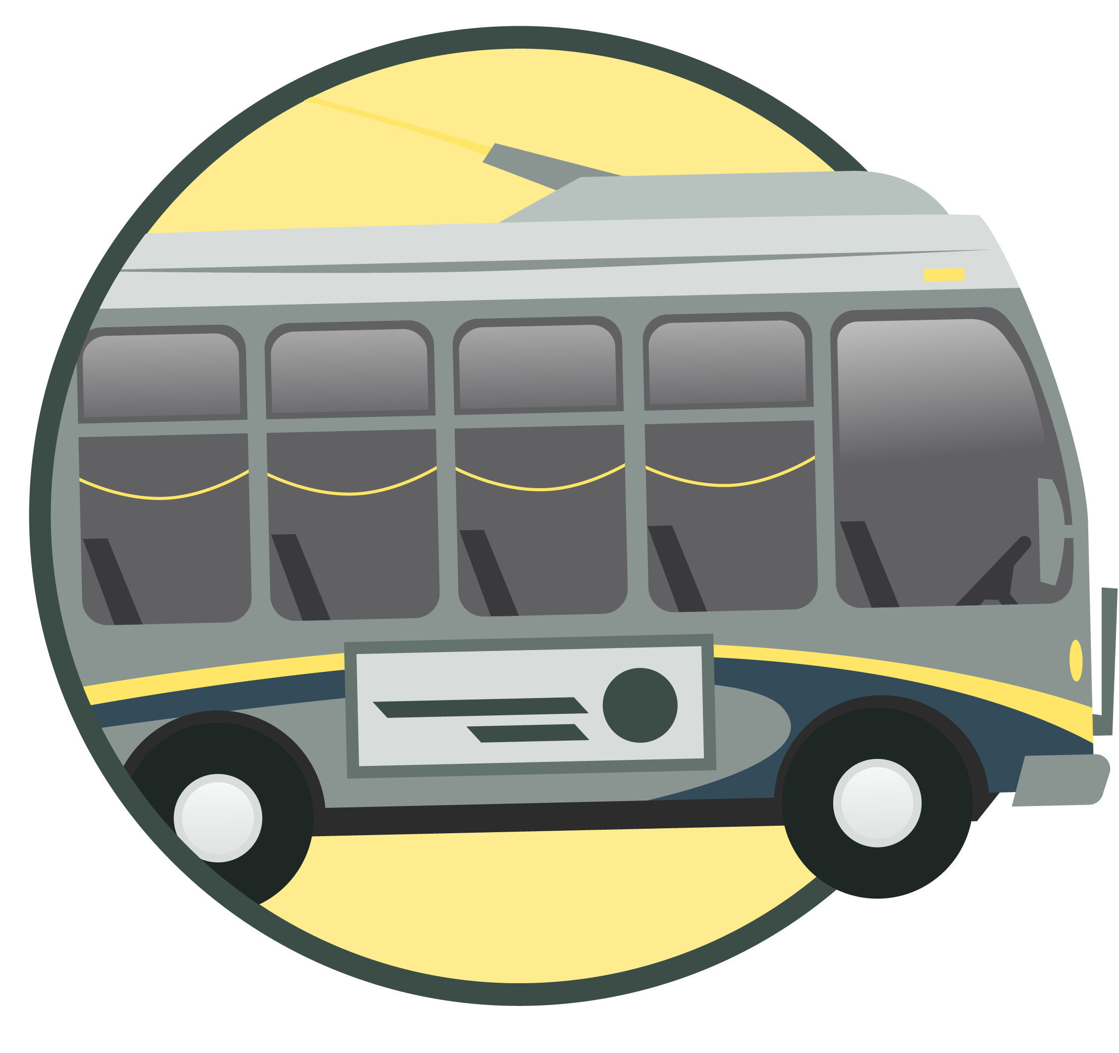 clipart bus mass transit