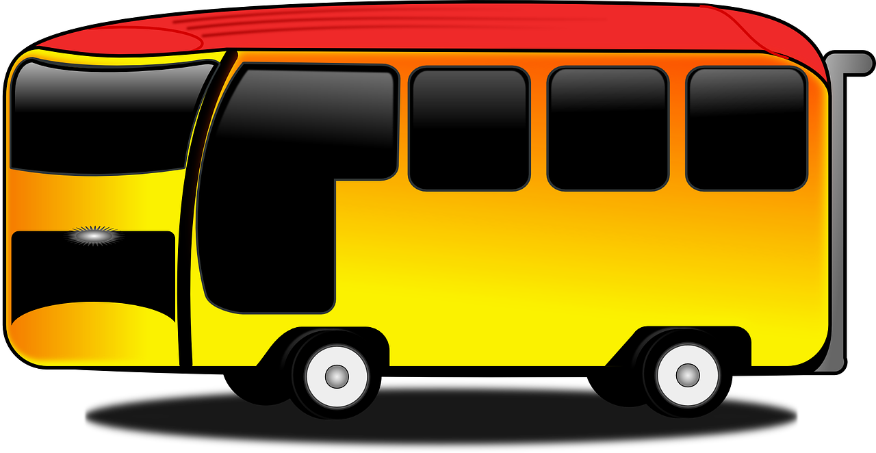 clipart bus motor coach