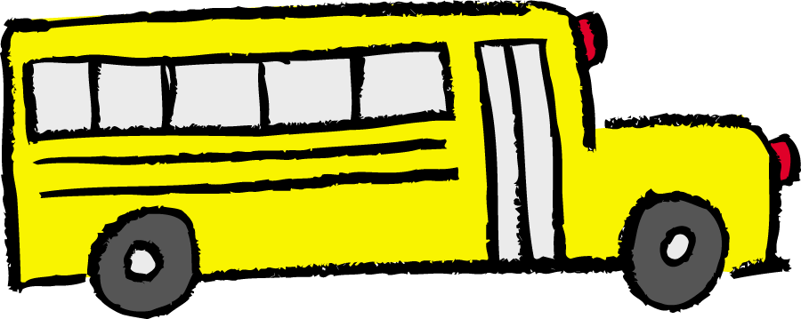 coloring clipart school bus