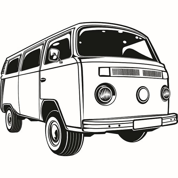 minivan clipart microbus