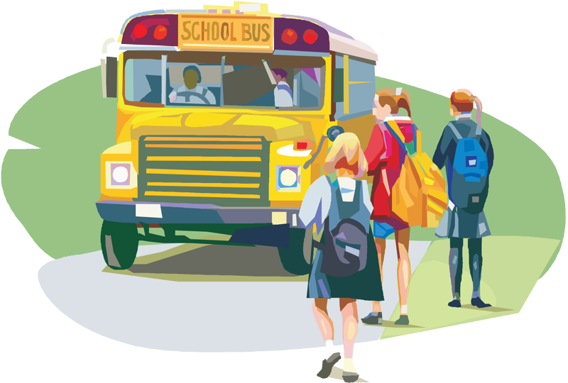 clipart bus school bus