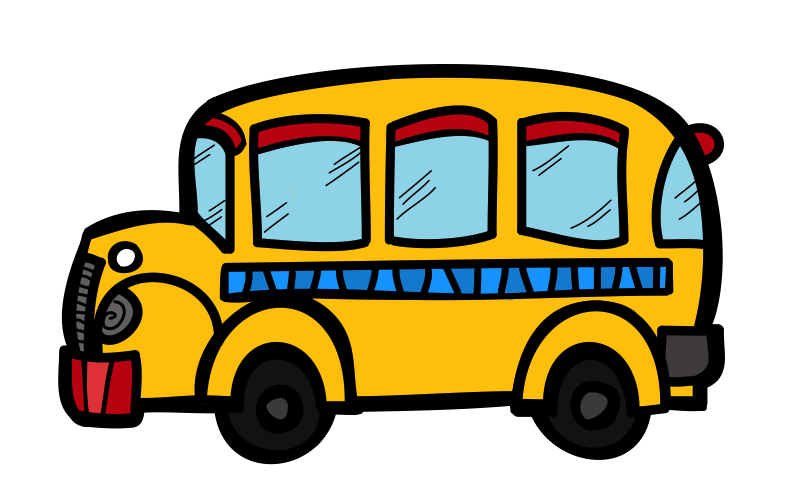 clipart bus simple