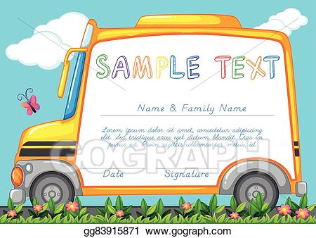 clipart bus template