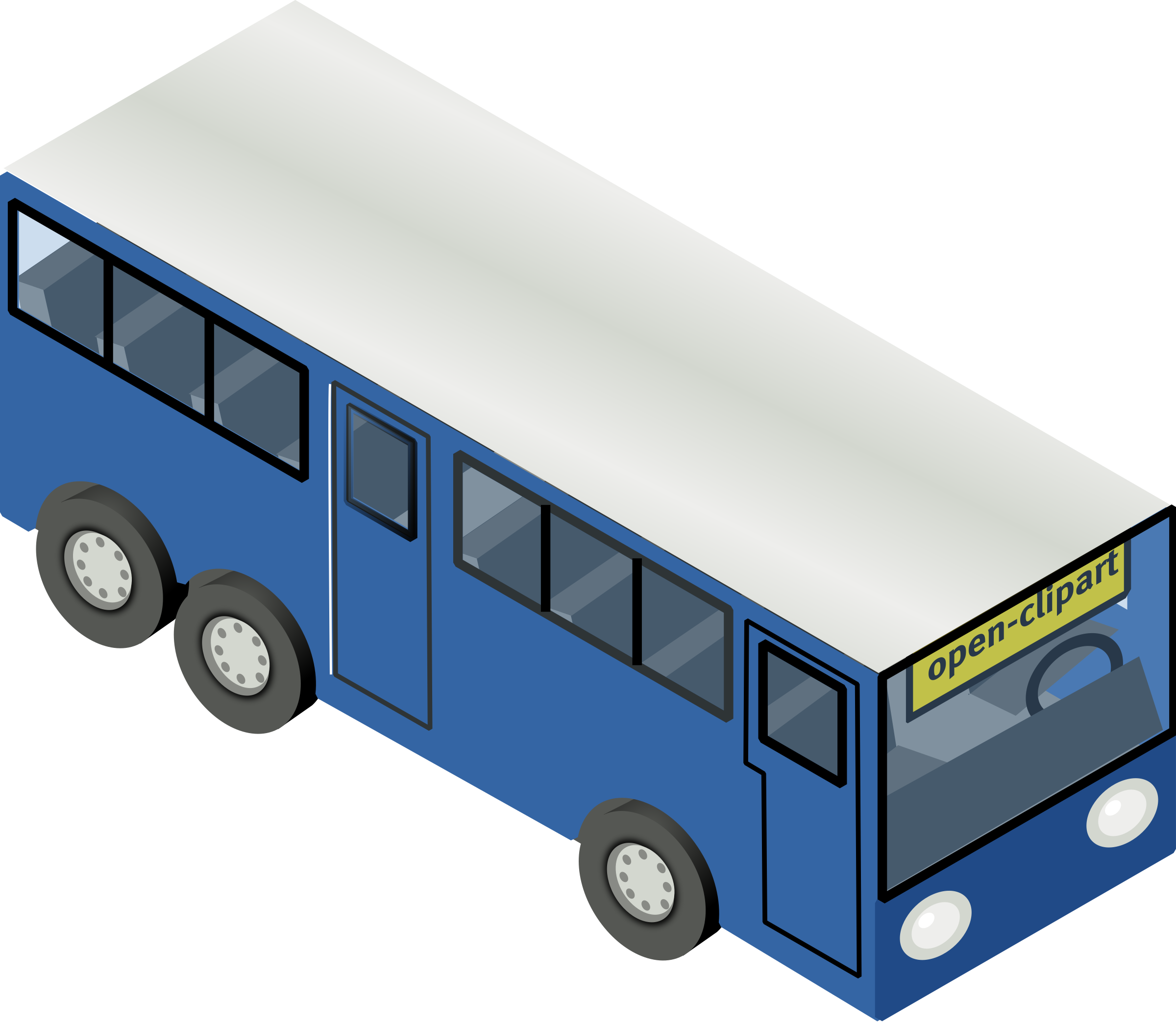 clipart bus toy