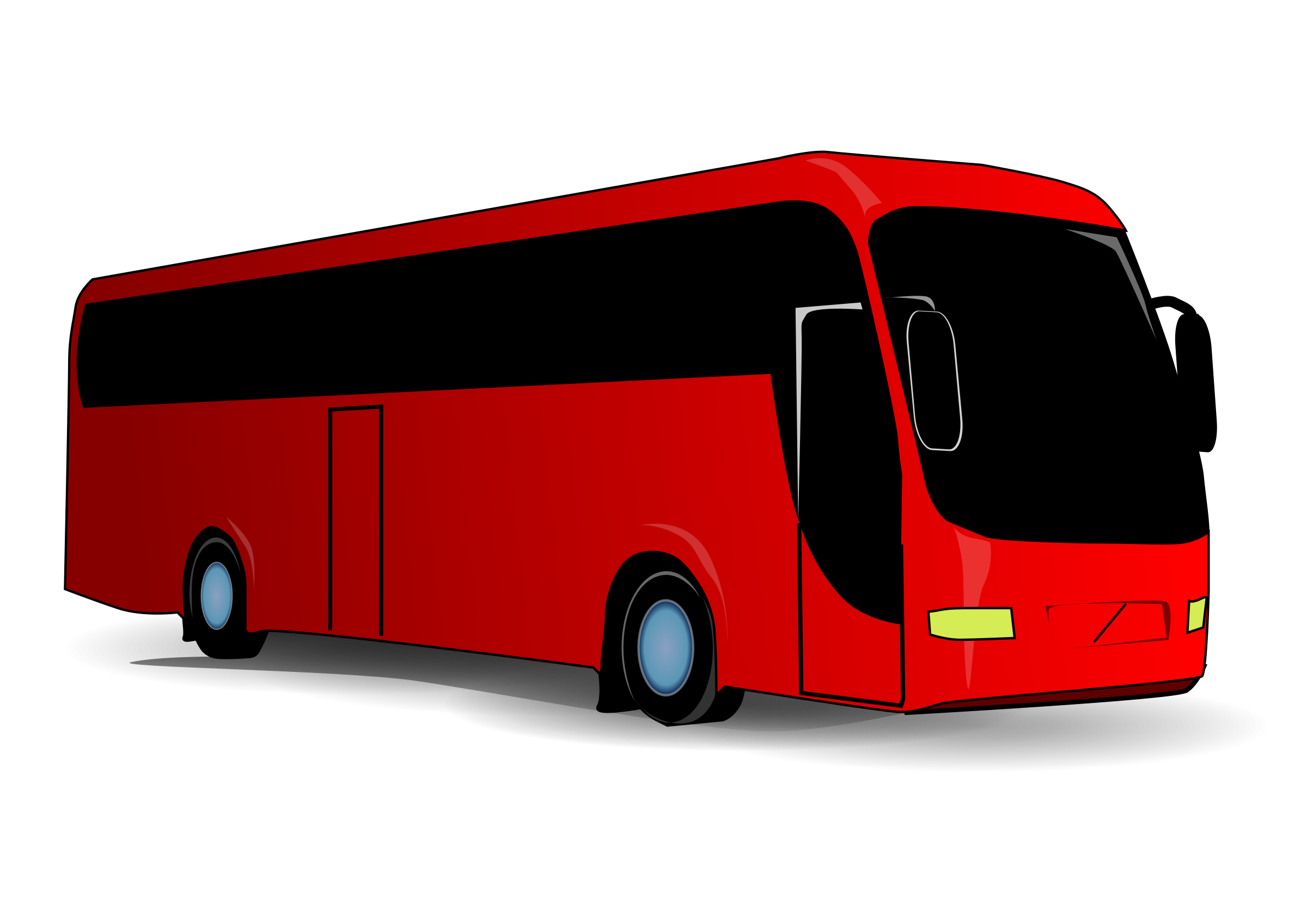 clipart bus transparent background
