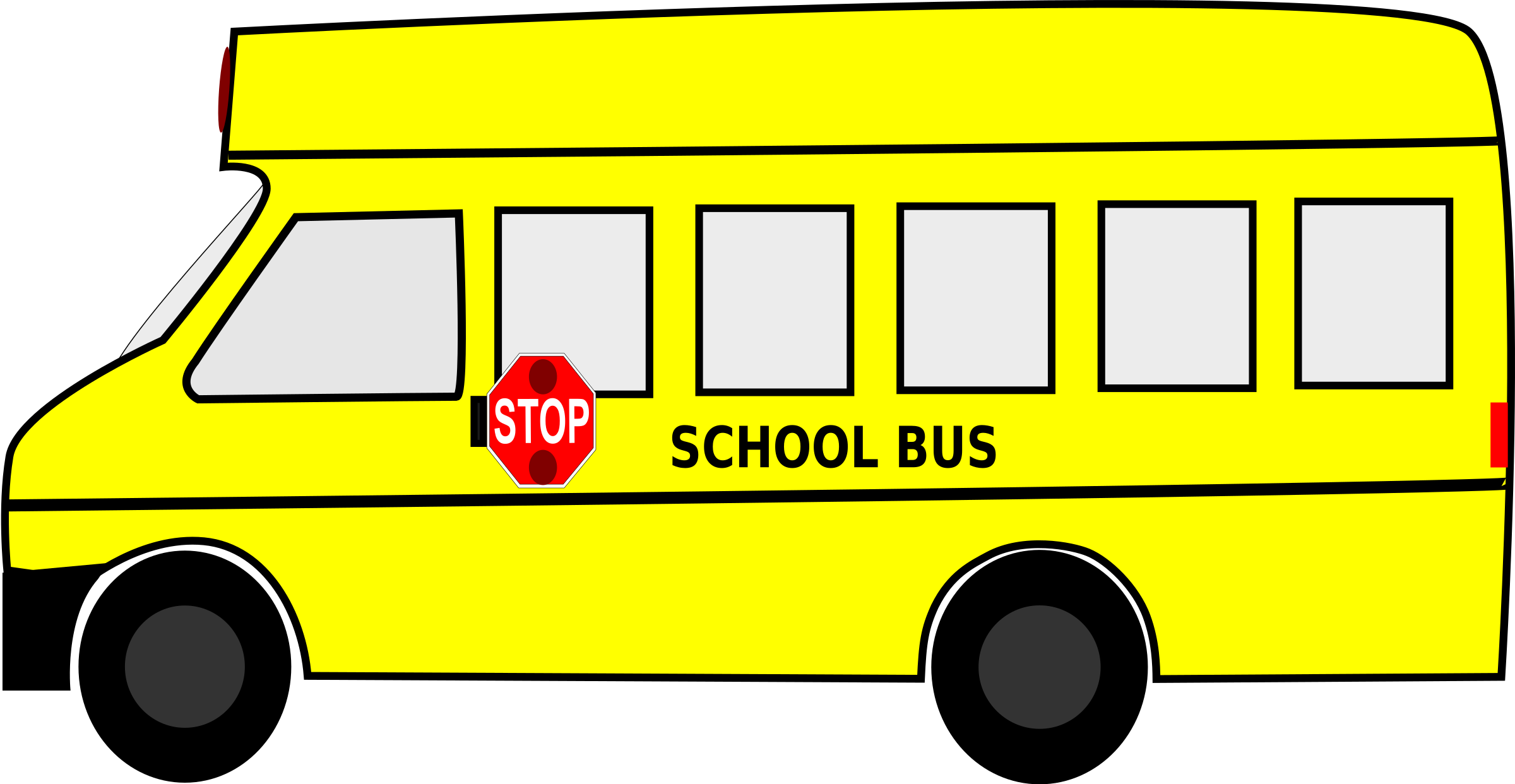 clipart bus two