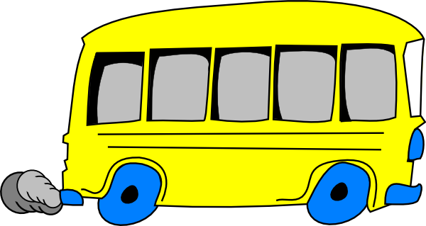 clipart bus yellow bus