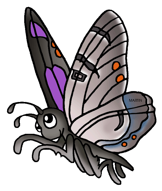 United states clip art. Insect clipart butterfly