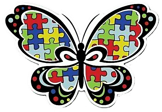 clipart butterfly autism