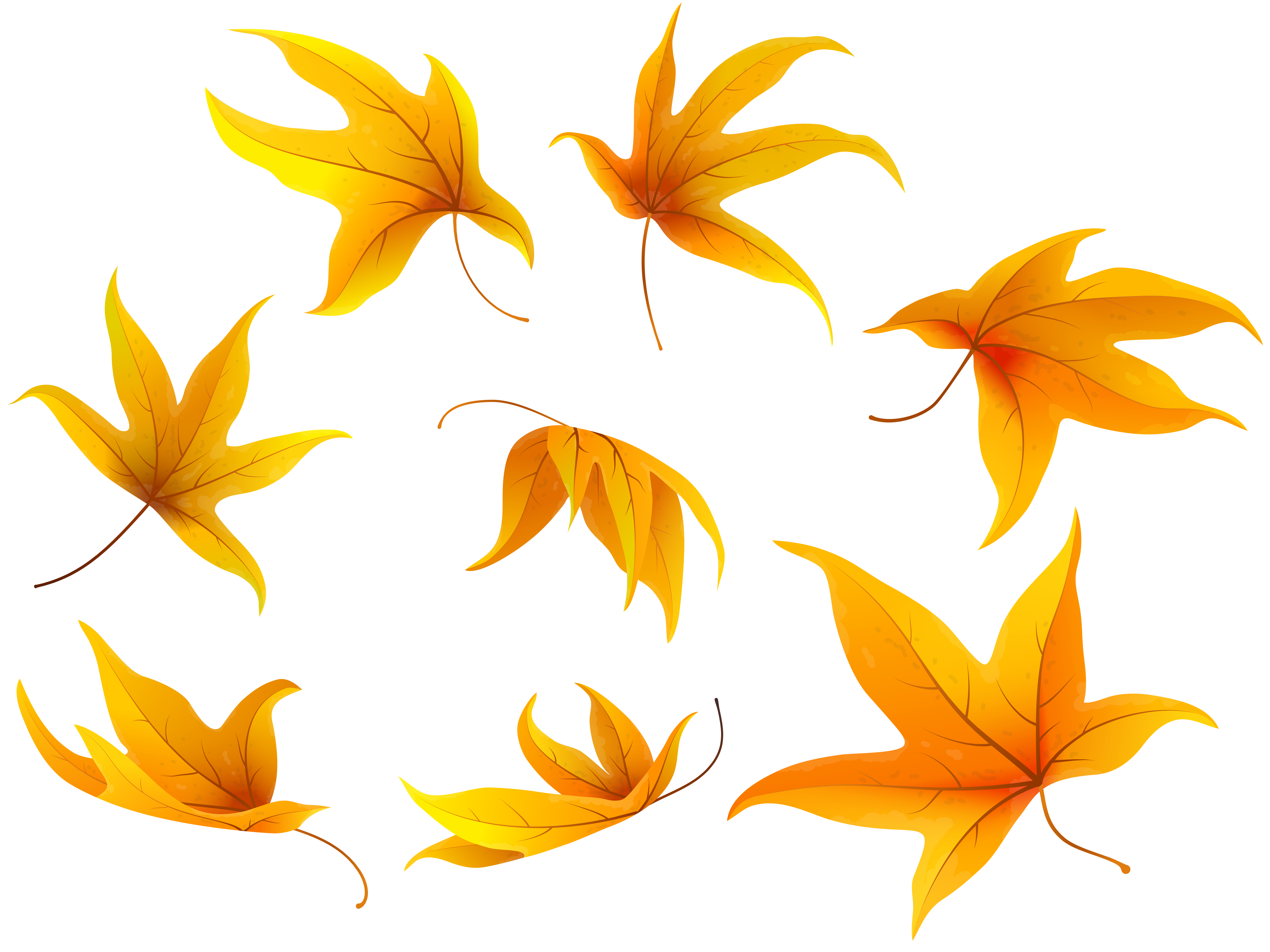Leaves png clip art. Clipart fall summer
