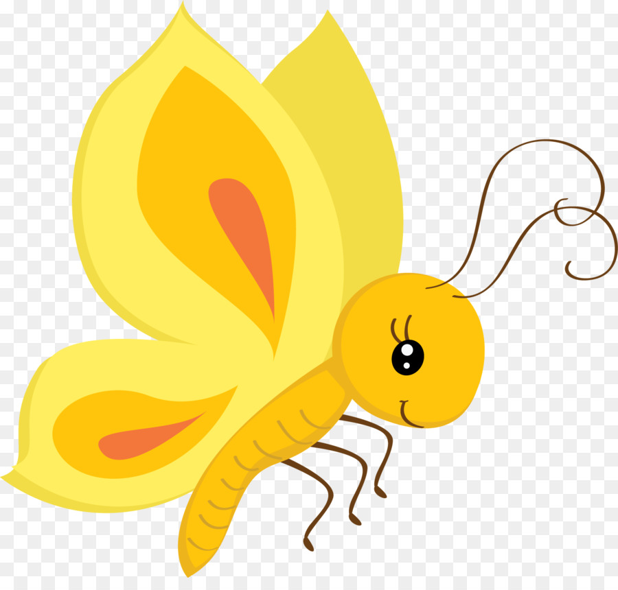 clipart butterfly bee
