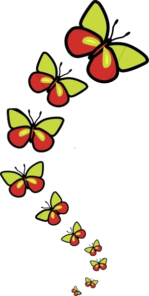 Collection of free butterflies. Clipart butterfly bunch
