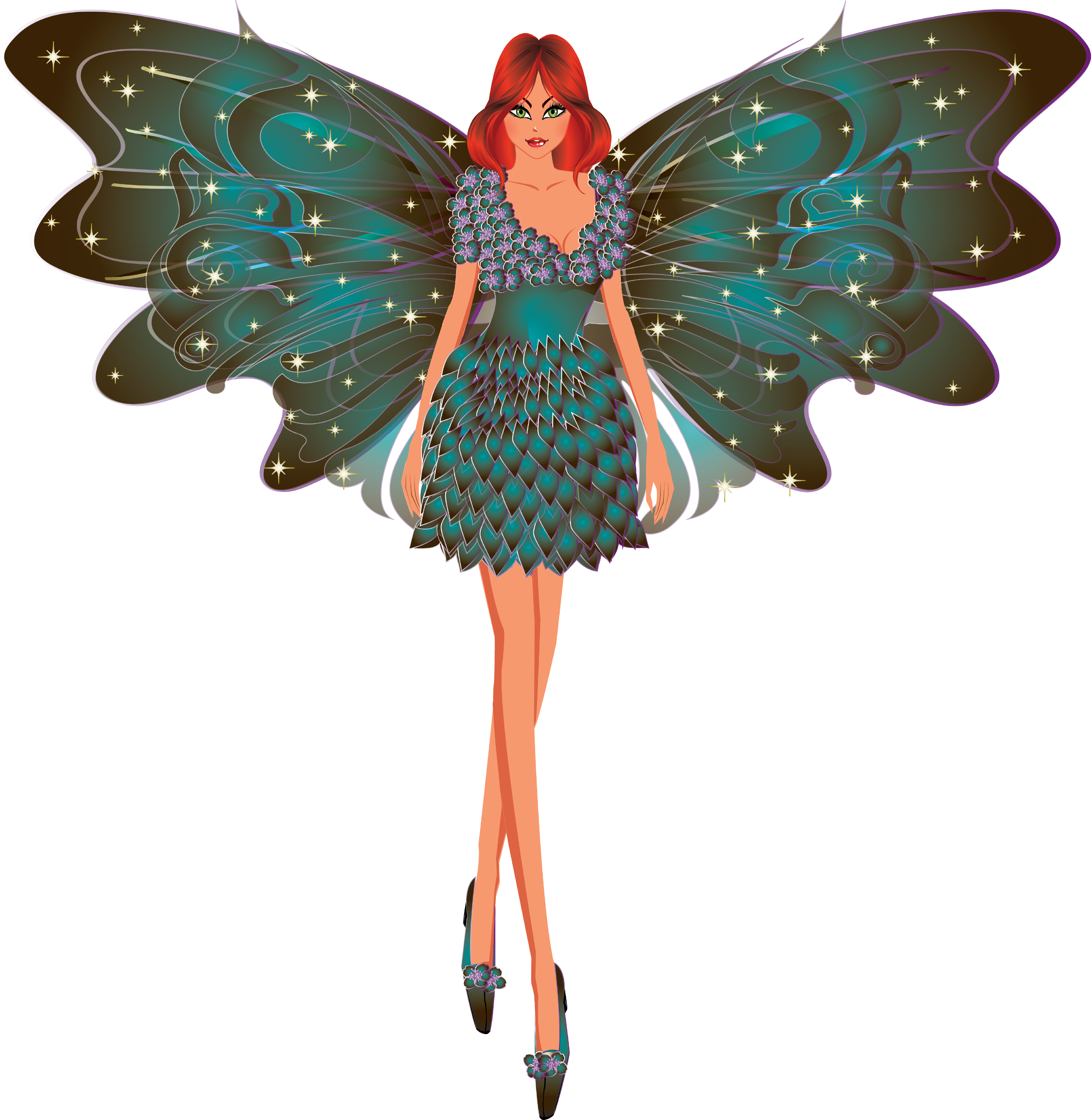 clipart butterfly character