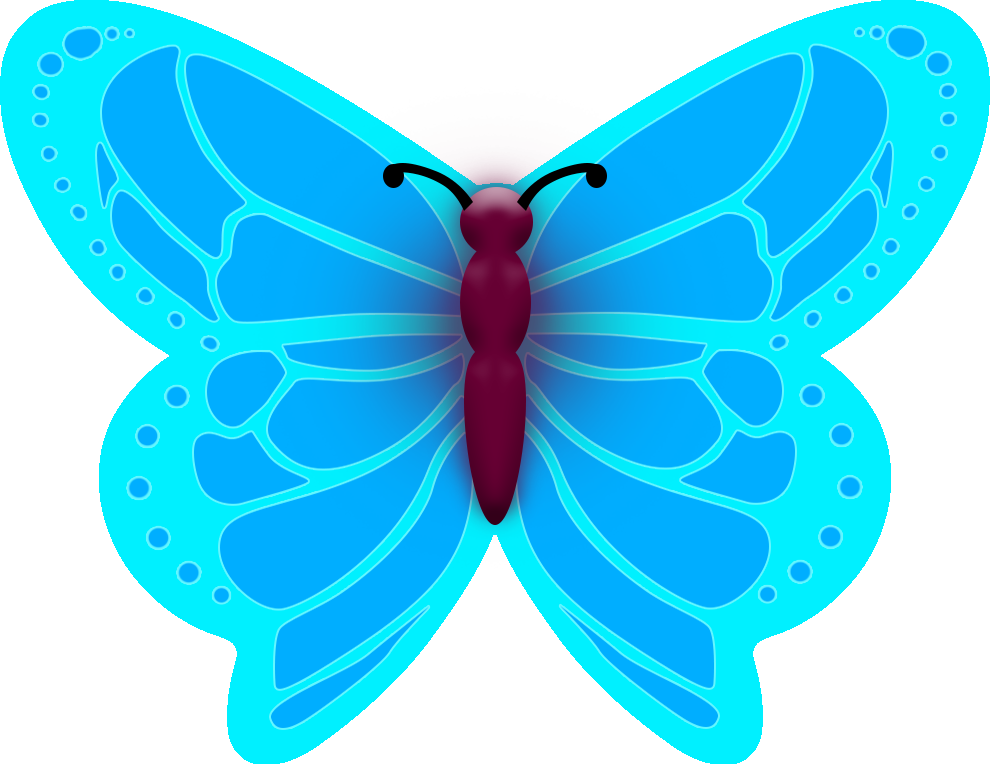 clipart cupcake butterfly