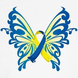 clipart butterfly down syndrome