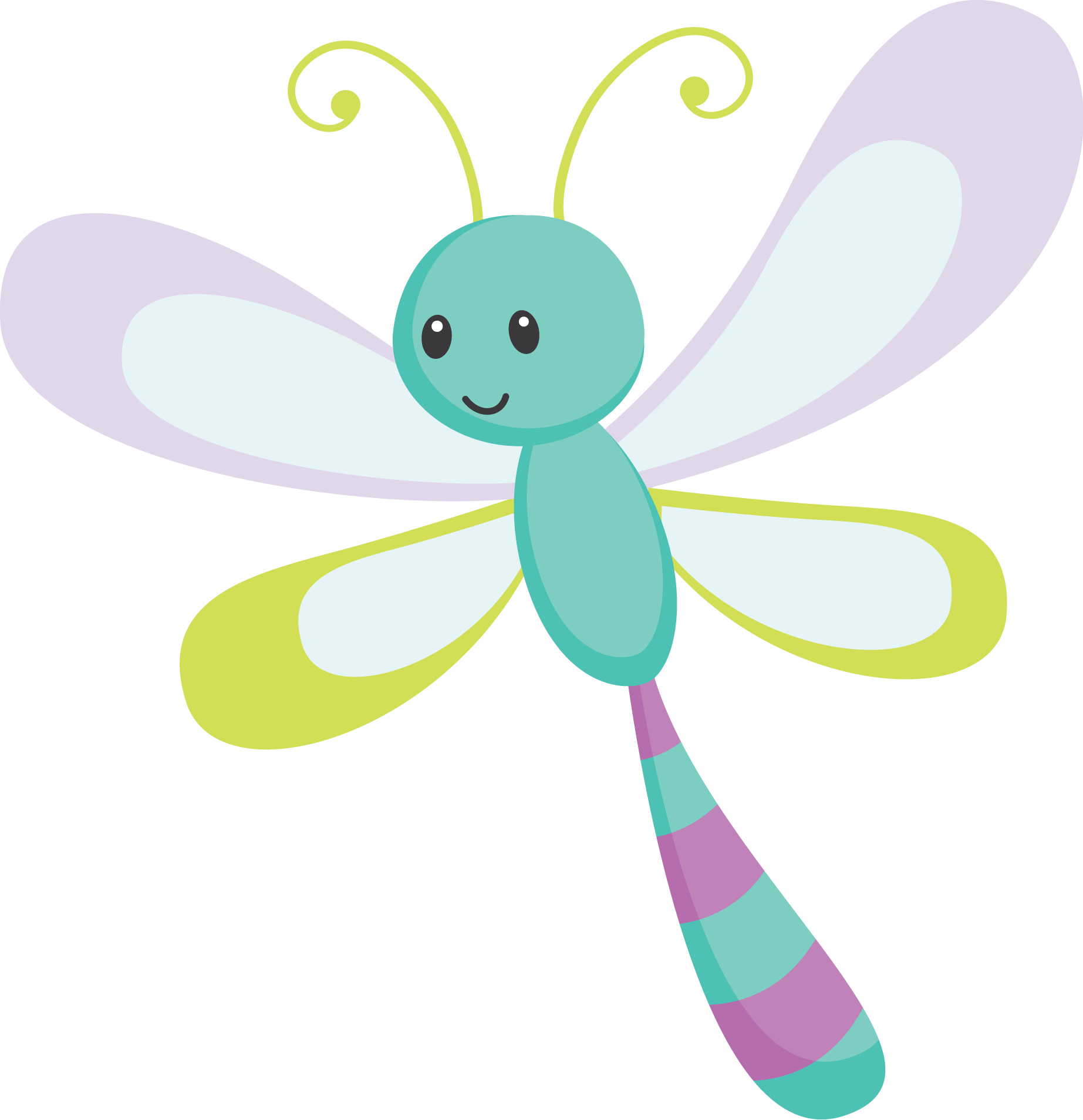 dragonfly clipart whimsical