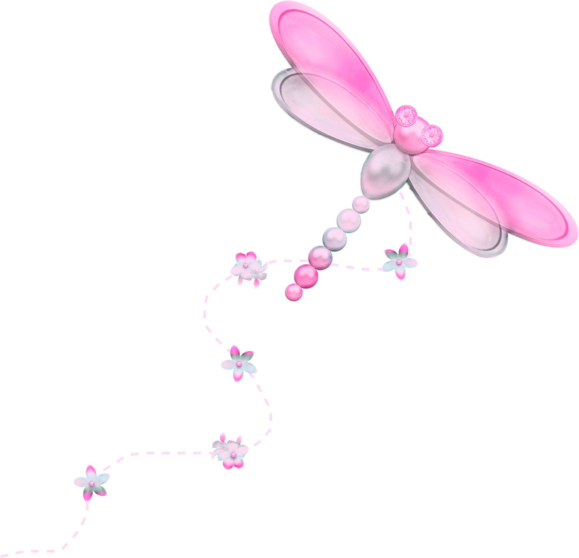 clipart frame dragonfly