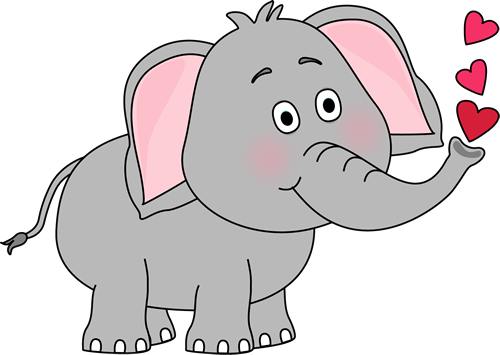 elephant clipart butterfly