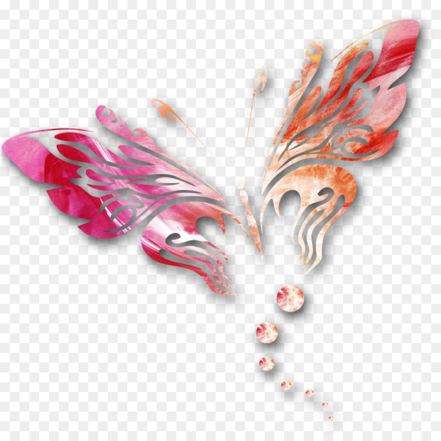 clipart butterfly feather