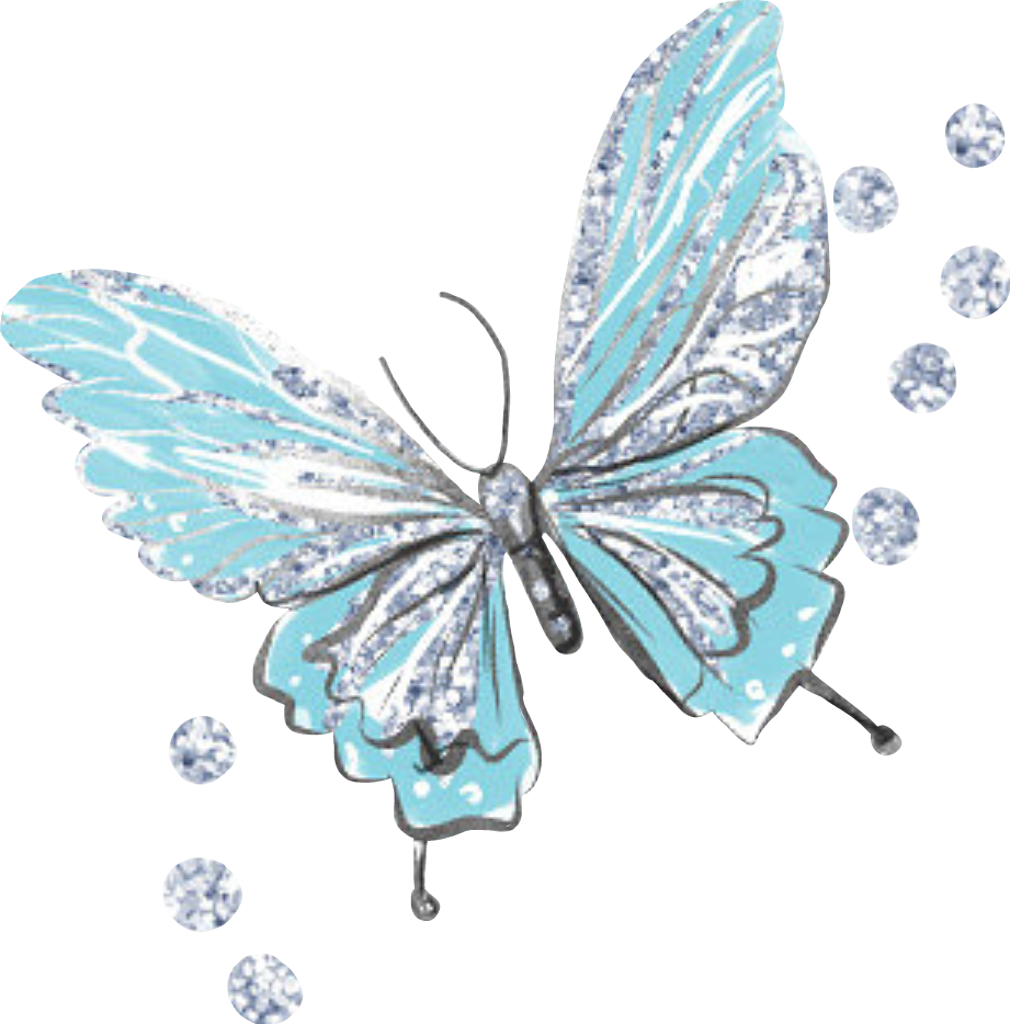 clipart butterfly glitter