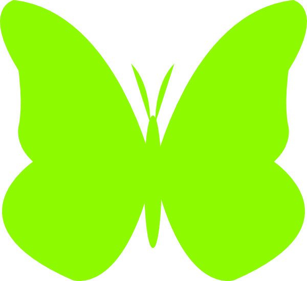 Lime clipart outline. Green butterfly clip art