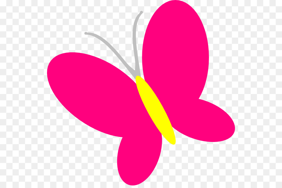 Clipart butterfly magenta. Pink flower cartoon transparent