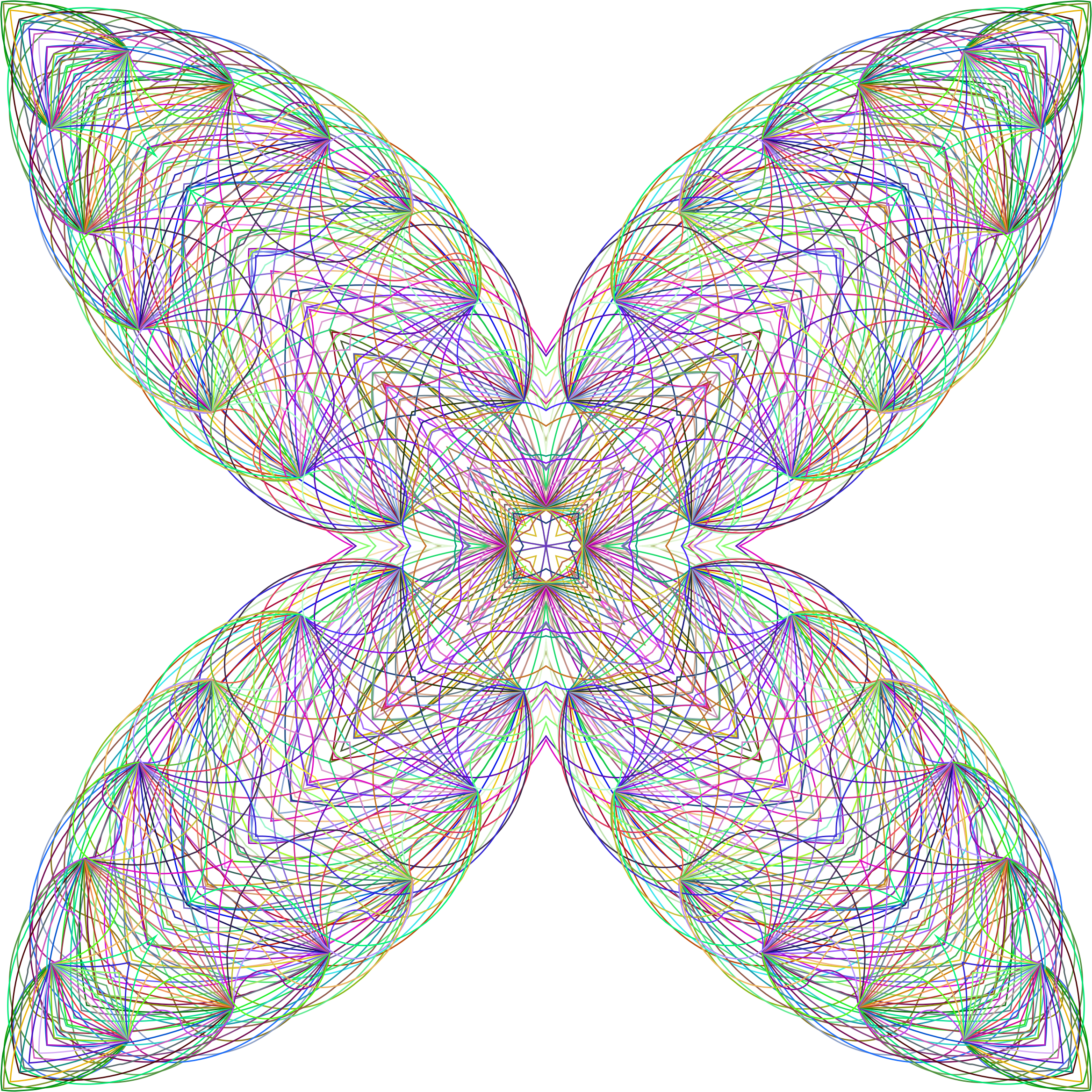 clipart butterfly mandala