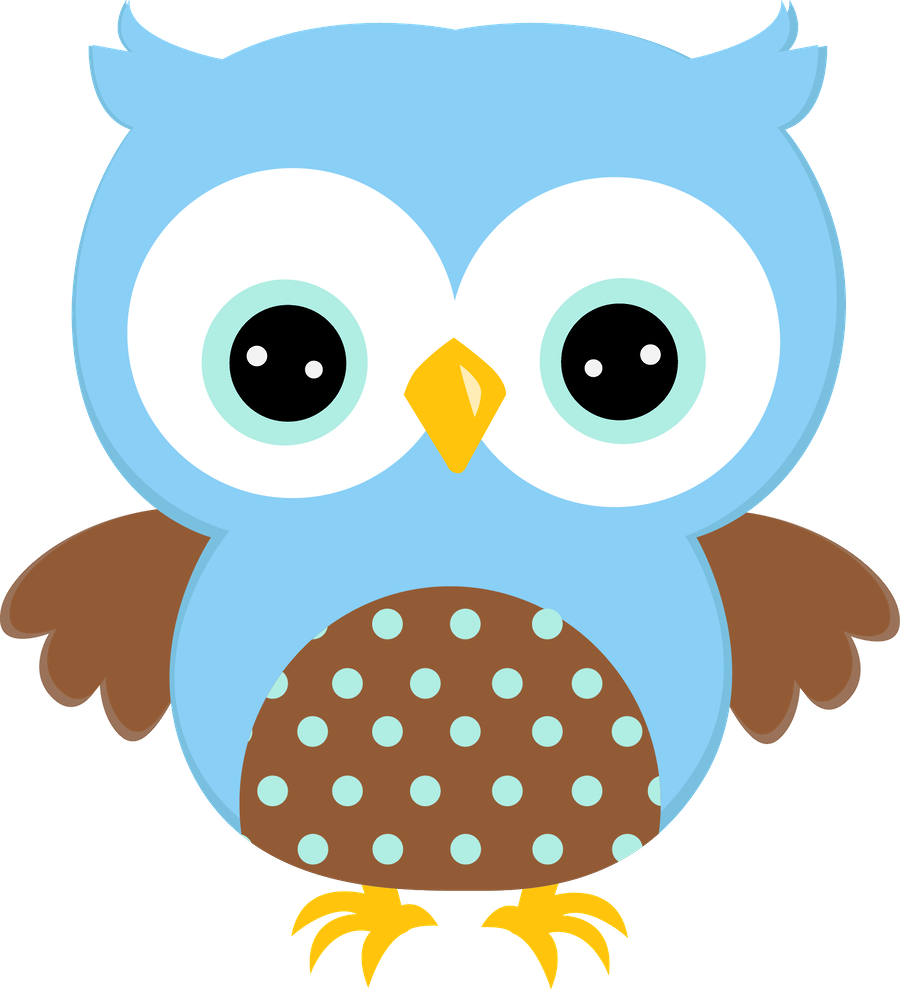 owls clipart kawaii