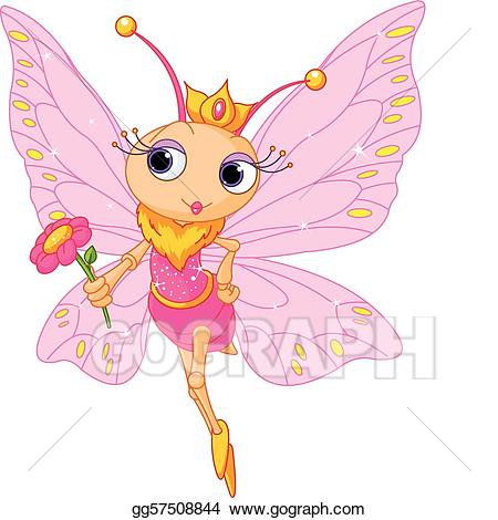 clipart butterfly princess