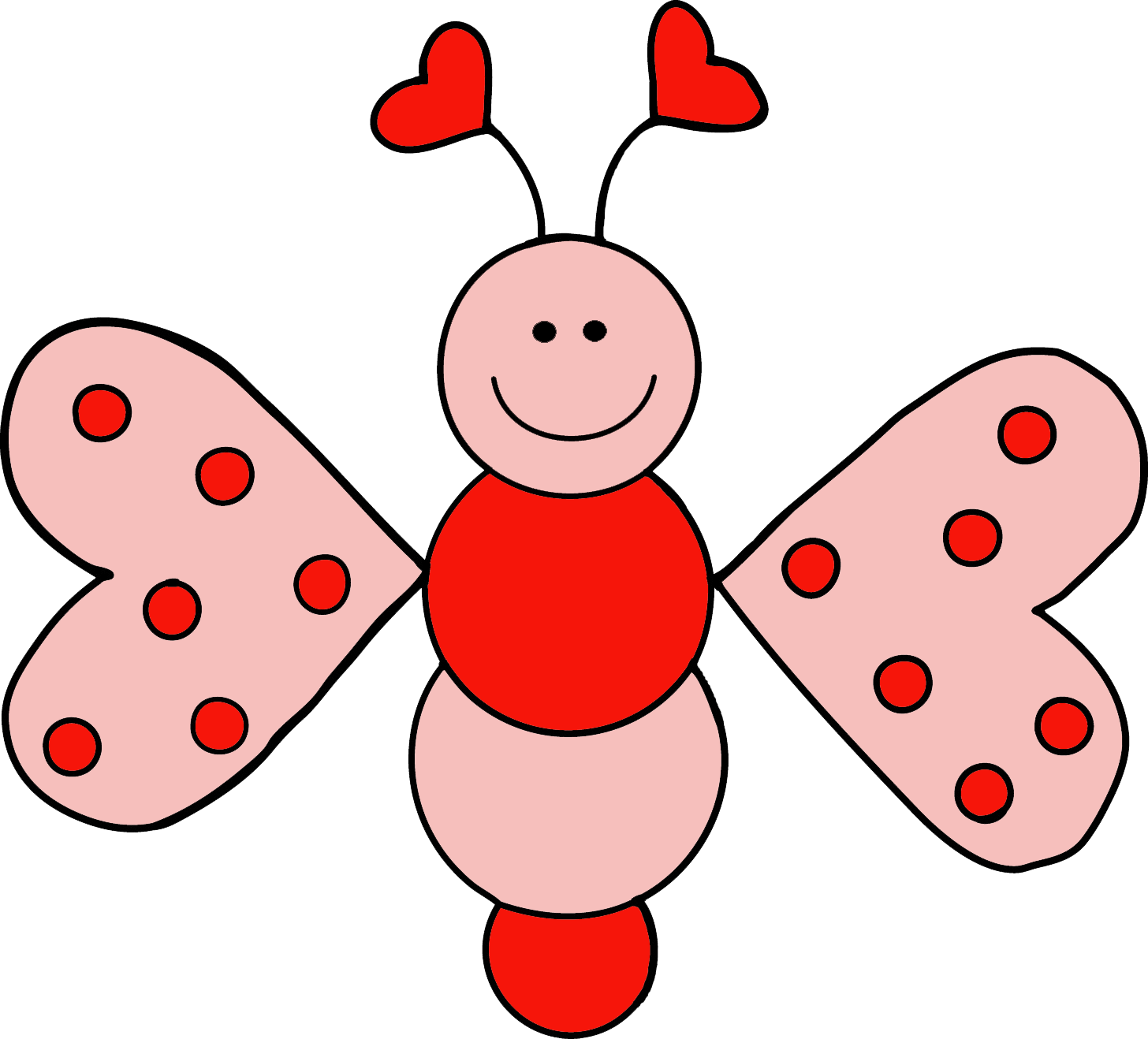 clipart butterfly valentines