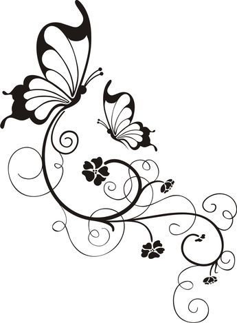 Download Clipart butterfly vine, Clipart butterfly vine Transparent ...