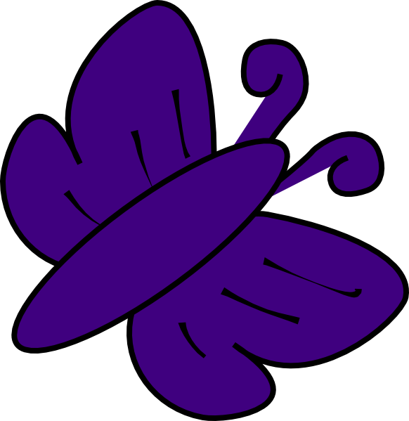 Butterfly violet